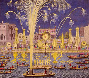 Illustration for article titled The First Fireworks Displays Were Terrifyingly Huge